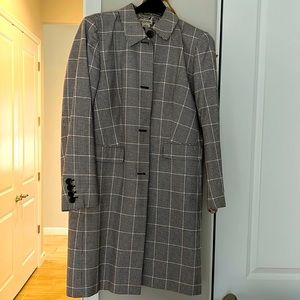 MICHAEL Michael Kors Houndstooth Trench Coat
